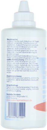 Eyelike Combi Solution – One-Step Care System – ideal for cleaning, disinfecting, and storing soft contact lenses – 360 ml