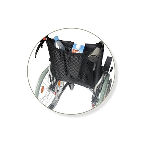 Shopping net with black inner lining, wheelchair accessories