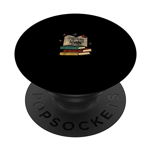 Zwischen den Seiten des Buches ist ein schöner Ort PopSockets mit austauschbarem PopGrip