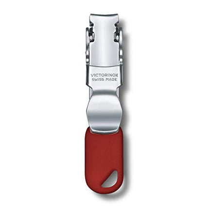 Victorinox Nail Clipper Small, Nail Cutter, Nail Nipper, Stainless Steel, for Toenails and Fingernails, Professional, Manicure, Pedicure, Red