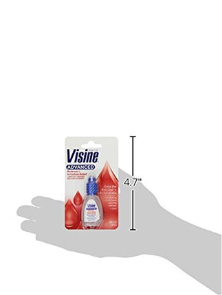 Visine Redness Relief Irritation Eye Drops Advanced Lubricant, 0.28 fl oz