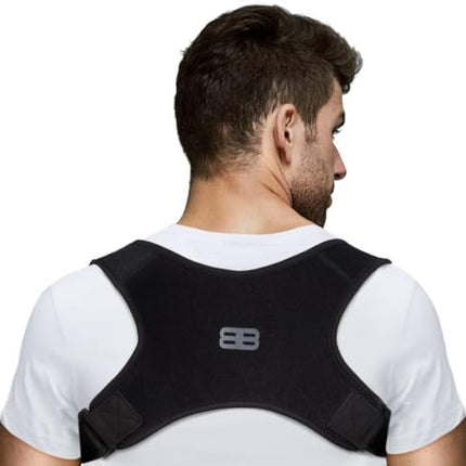 Back Bodyguard Posture Corrector - Innovative Back Straightener for an Upright Posture - Back Support - Back Stabilizer, Black, M