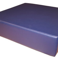LUplus XL Orthopedic booster seat 43x43x height 10 cm Skai, DKL-blue