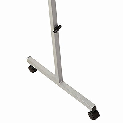 NRS Healthcare M99394 adjustable, ergonomically adapted overbed table with lockable castors