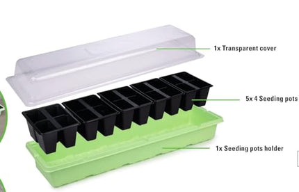 Greenhouse Mini Indoor Greenhouse 20 Plant Pots