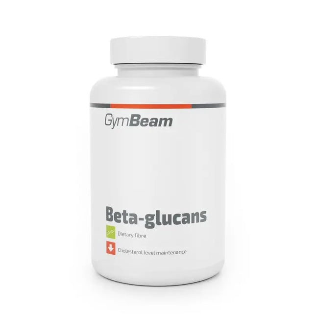 GymBeam Beta-Glucan Capsules - 1000 mg beta-glucans from brewer's yeast (Saccharomyces cerevisiae) per daily dose, polysaccharides, 100% vegan, beneficial fiber for a beneficial effect, 90 caps