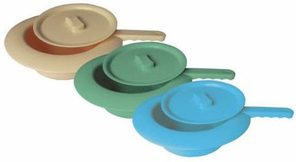 Pflegehome24® Bedpan, blue made of plastic with lid - Bedpan Bedpan Slider