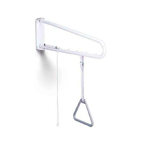 CARELINE wall-mounted bed lift, including triangular handle, maximum load 113 kg, white