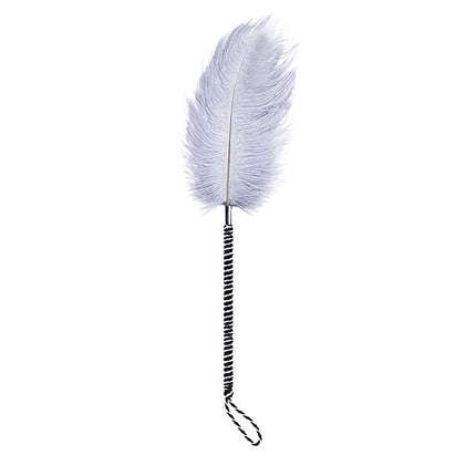 xinshibao Bondage Set Feather Tickler Stroker, Love Feather &amp; Pampering Massage Feather Pompom with Satin Eye Mask Blindfold Sex Toy for Couples
