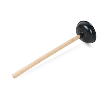 PARENCE.- Toilet suction cup for blockage cleaning - Effective and durable with natural wooden handle, ideal for cleaning clogged toilets and pipes