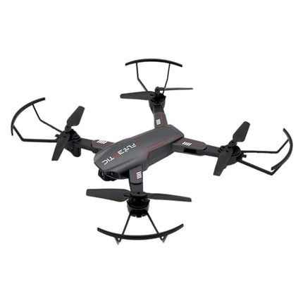 FLYBOTIC - WiFi Foldable Drone with HD Camera (1280×720 pixels) + Storage Bag - 4 Control Channels - Battery Included - Drone for Kids and Adults - Indoor/Outdoor - Ages 14+