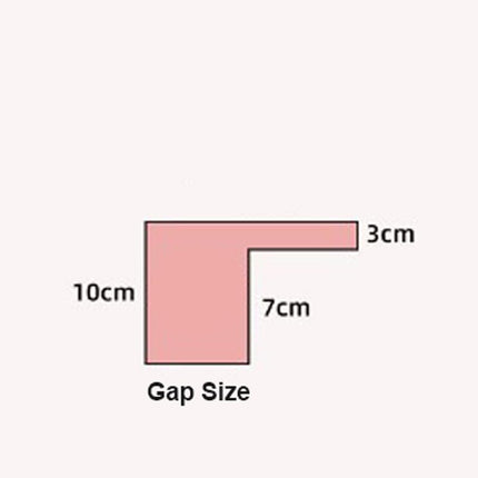200 cm long mattress extender for single, double, and queen-size beds, 3-20 cm gap filler for bed/mattress/headboard, breathable linen fabric (4 cm gap)