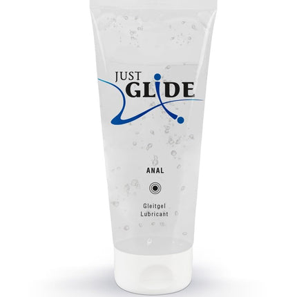 Just Glide Anal - intensive anal lubricant for women and men, water-based, vegan, fat- and oil-free, suitable for sex toys and condoms, 200 ml
