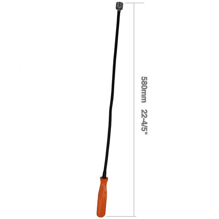 Flexible Magnetic Lifter, Magnetic Rod Tool, Flexible Magnetic Rod 22-4/5 inch, 20 lb Pulling Force, Magnetic Snake Grabber, Useful for Hard-to-Reach Places, Sink Drains, Mechanics, Automobiles