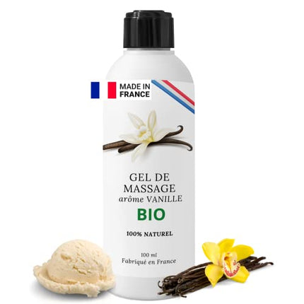 Massage oil for sex - oil sex oil Edible Vanilla Lubricant gel for sex Erotic Intimate The intimate area Couple Adults relaxing aphrodisiac toy toy oral Valentine's Day ORGANIC 100% natural