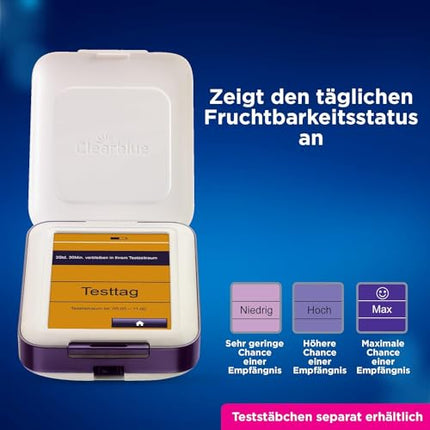Clearblue Fertility Monitor, Ovulation Test/Fertility Test for Women, 1 Touchscreen Monitor, Ovulation Cycle Computer, 89% Increased Chance of Getting Pregnant