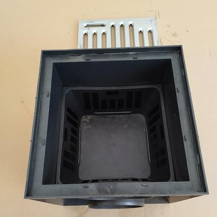 SP yard drain 25x25cm with cast iron grate KG pipe yard sink yard inlet