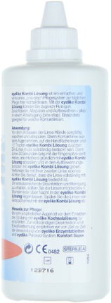 Eyelike Combi Solution – One-Step Care System – ideal for cleaning, disinfecting, and storing soft contact lenses – 360 ml