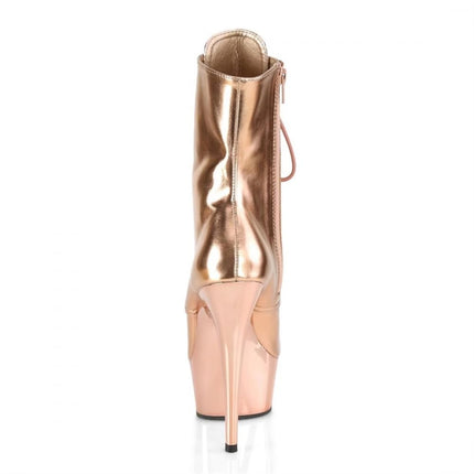 PROMI High Heels 15cm Lace Up Pole Dance Boots-gold||41
