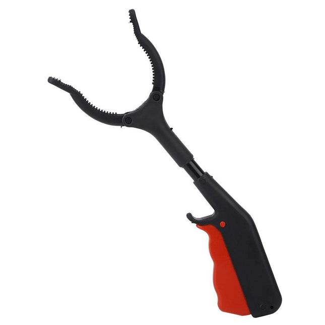 Fdit Multifunctional Trash Can Picker Trash Can Mice Tongs Waste Collector Trash Grabber Extension Arm Not Pointed 11.6 Inch Black