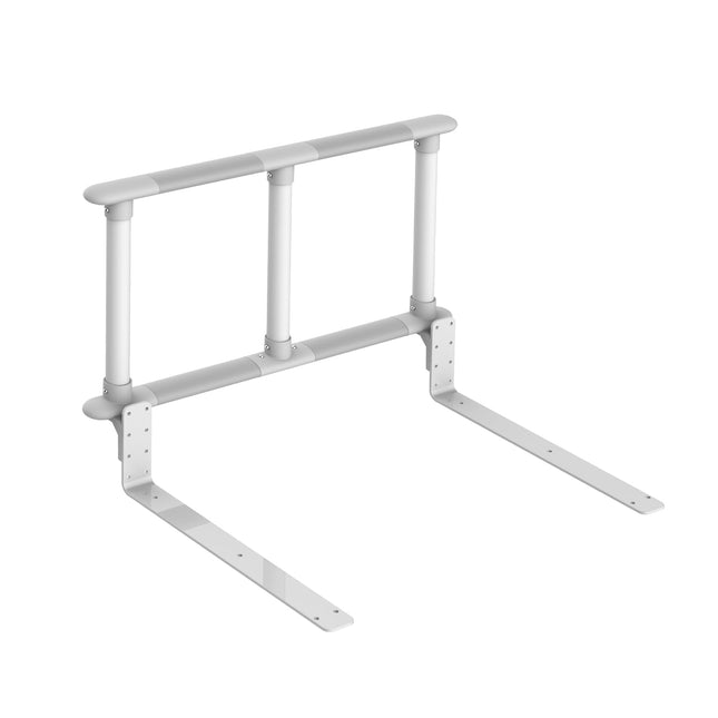 Heuffe bed rail fall protection for seniors, bed grab bar, standing aid for older adults, safety bed railing, height-adjustable bed guard rail, nursing bed for the disabled (three-bar railing)