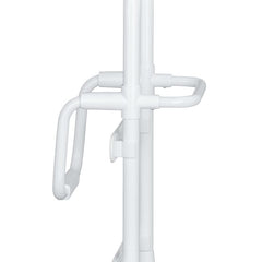 WENKO Secura Bathtub Entry Aid, Load Capacity up to 150 kg, Durable Aluminium/Plastic, 23 x 52 x 22.5-39 cm, White