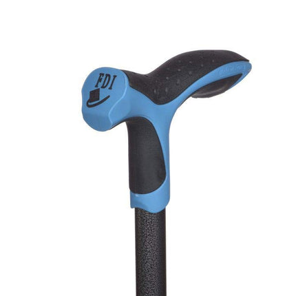 Antar Soft Step blue aluminum FDI Soft Step walking stick, blue, 360 g