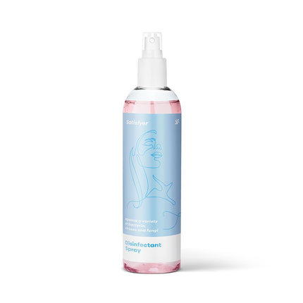 Satisfyer Women Toy Cleaner Disinfectant Spray | Alcohol-free cleaning formula | Protects against bacteria and viruses | Also suitable for silicone toys | 300 ml