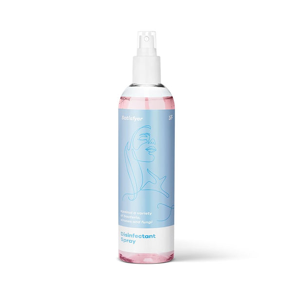 Satisfyer Women Toy Cleaner Disinfectant Spray | Alcohol-free cleaning formula | Protects against bacteria and viruses | Also suitable for silicone toys | 300 ml