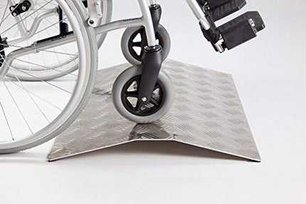 The Ramp People Bridge Threshold Ramp for Wheelchairs 4cm-10cm High, Threshold Bridge, Bridge Ramp, Wheelchair Ramp Made of Aluminum (4cm)