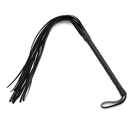 BDSMAGE SM Leather Whip, Feather Tickler Paddle and Eye Mask, Sex Toys for Couples BDSM Bondage Set Blindfold Flogger Fetish Restraints Sex Toys Extreme 3 Pieces