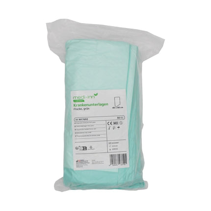 Medi-Inn medical pads flake, 40 x 60 cm, green, 30-pack (1 x 30 pieces)