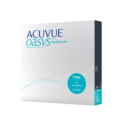 ACUVUE OASYS 1-Day daily lenses help reduce the feeling of tired and dry eyes – Daily contact lenses with -2.75 dpt and BC 8.5 – UV protection and comfortable wear – 90 lenses