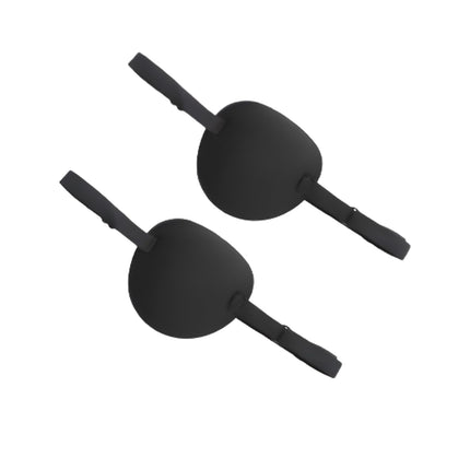 Diffaxy 2 Pack Eye Patch for Adults, Single Eye Mask with Adjustable Buckle, Concave 3D Design, Pirate Eye Patch for Amblyopia, Strabismus Left and Right Eye