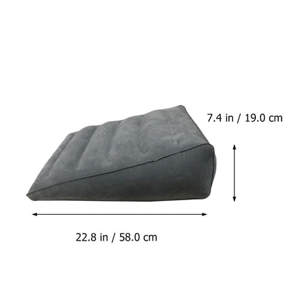 FOMIYES Inflatable Wedge Pillow Leg Rest Wedge Pillow Bed Wedge Pillow Bed Posture Support Wedge Pillow Positioning Wedge Pillow for Knee Arm Pregnancy Side Sleepers