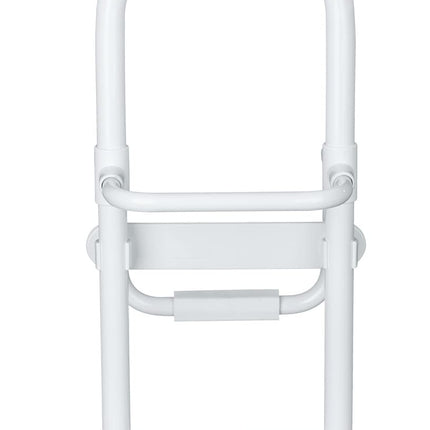 WENKO Secura Bathtub Entry Aid, Load Capacity up to 150 kg, Durable Aluminium/Plastic, 23 x 52 x 22.5-39 cm, White