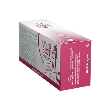 OMNi BiOTiC iMMUND | 60 Lozenges | 1 bacterial strain | 1 billion germs per lozenge | Vitamin D | Vegetarian | Sugar-free | For daily use | For adults and children