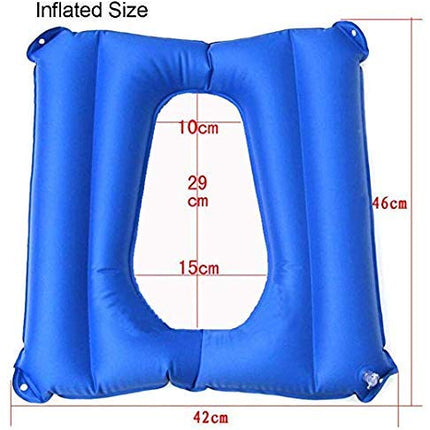 GHzzY Anti-Decubitus Patient Air Cushion with Hole - Inflatable Air Cushion Suitable for Wheelchair, Commode Chair and Bed Care for Pressure Relief