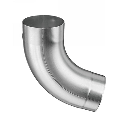 dachrinnen-shop.de Zinc downpipe bend DN 87 degrees, silver, titanium zinc, 1 piece