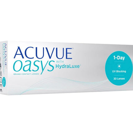 ACUVUE OASYS 1-Day daily contact lenses help reduce the feeling of tired and dry eyes – Daily contact lenses with -4.25 dpt and BC 8.5 – UV protection and comfortable wear – 30 lenses