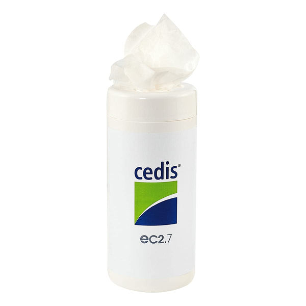 90 pieces - Cedis cleaning wipes in a box - dispenser box with wipes - for hearing aids
