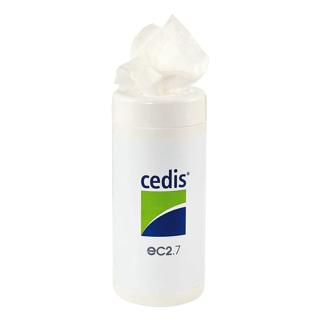 90 pieces - Cedis cleaning wipes in a box - dispenser box with wipes - for hearing aids