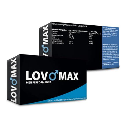 LovoMax Male Sexual Enhancer Sex Pills for Men 100% herbal and vegan - Express Delivery