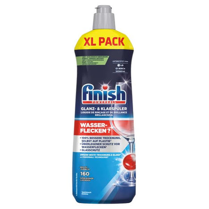Finish Shine &amp; Rinse Aid – For sparkling and drier dishes without water spots – Megapack with 800 ml