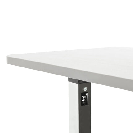 Teqler height-adjustable bedside table, side table for hospital and nursing beds