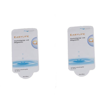 Easylife 2x15 pieces waterbed care wipes vinyl cleaning wipes from Stricker
