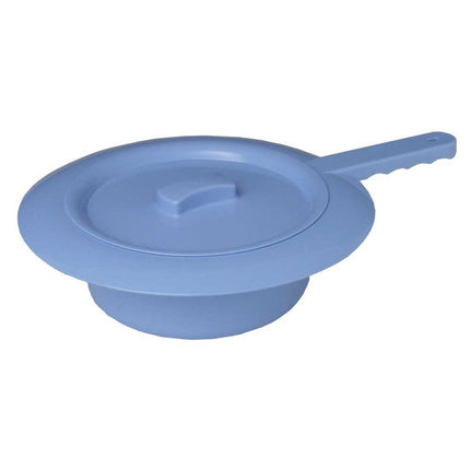 Behrend Bedpan Bedpan Plastic, autoclavable, lid, 31cm blue