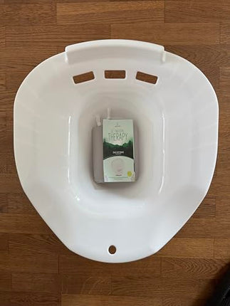 ZENVENTURE Sitz Bath - Premium Bidet Insert for the Toilet - Sitz Bath for the Treatment of Hemorrhoids - Practical Toilet Insert for Pregnant Women