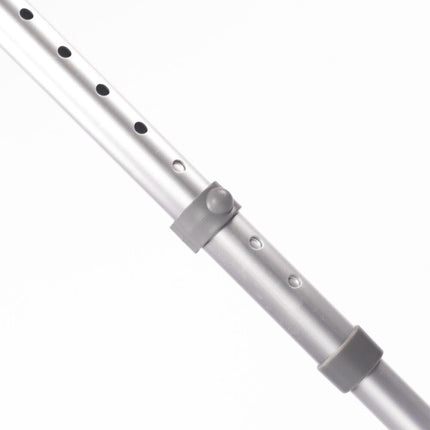 NRS Healthcare Crutches with Comfort Grip, Adjustable, Long, 1 Pair
