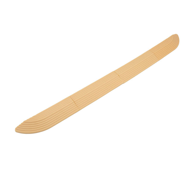 Pssopp Free Installation Rubber Door Threshold Wheelchair Door Threshold 4 Pieces Rise Threshold Ramps for Sweeper Electric Scooter Threshold Ramps Thresholds and Wheelchair Ramps (Beige)